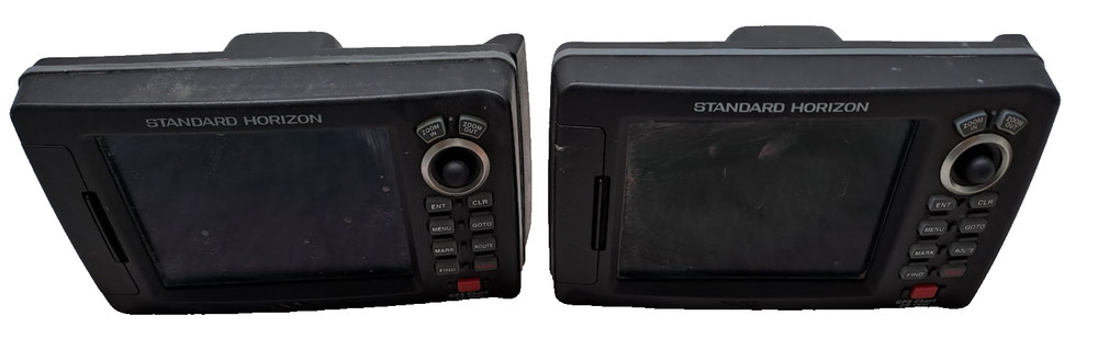 2X STANDARD CHORIZON CP180I COLOR GPS CHART PLOTTER