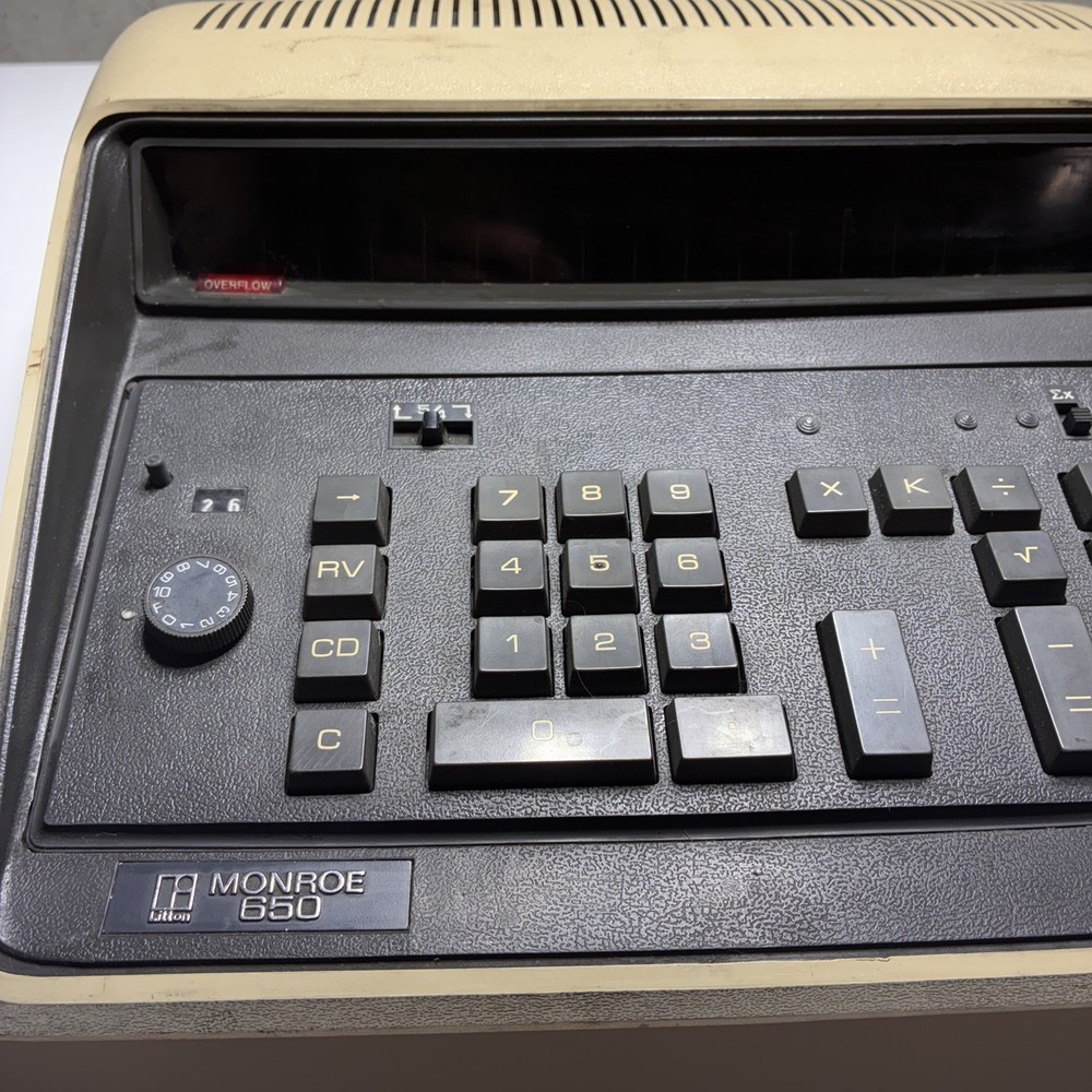 Monroe 650 with Nixie Tube Display.