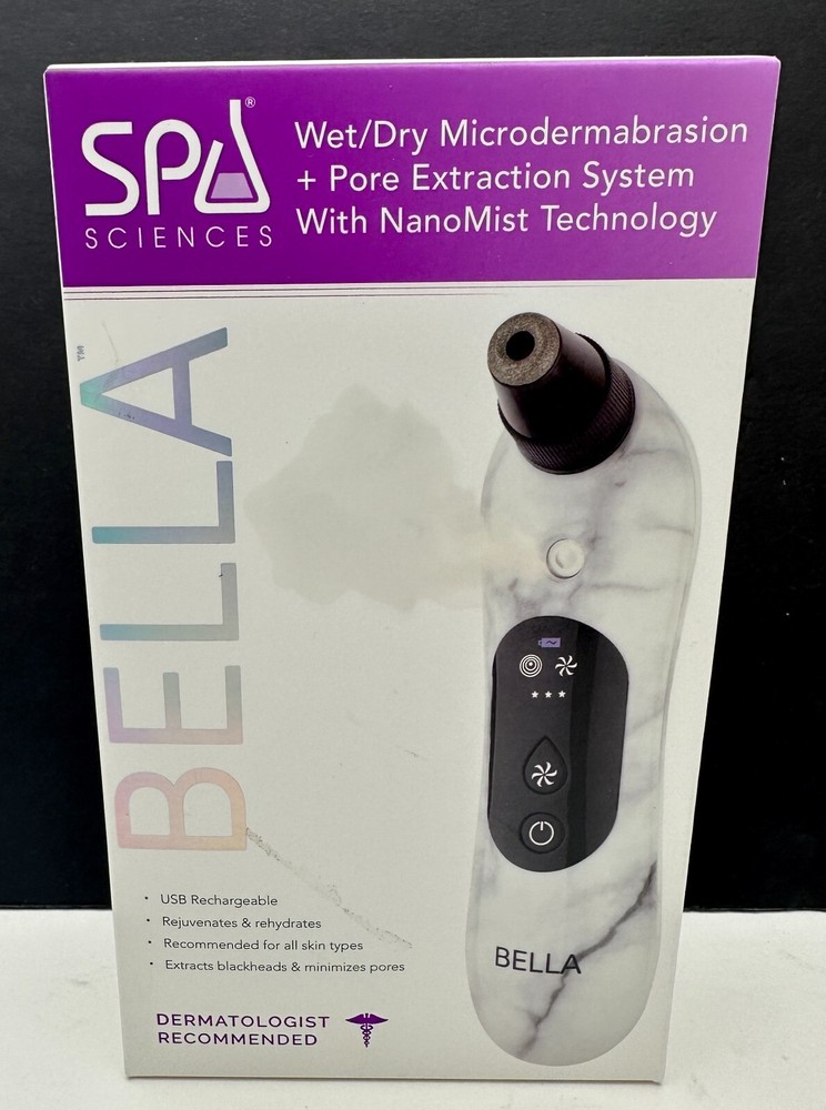 Spa Sciences Bella Wet/Dry Microdermabrasion Face Pore Extraction System