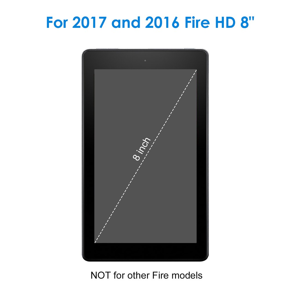 JETech Screen Protector for Amazon Fire HD 8 (2018, 2017 and 2016 Model)