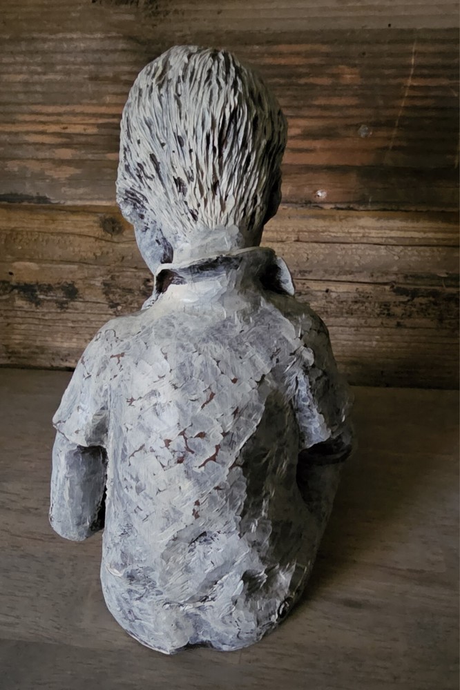 Red Mill Mfg Boy Reading Book Bookend Resin