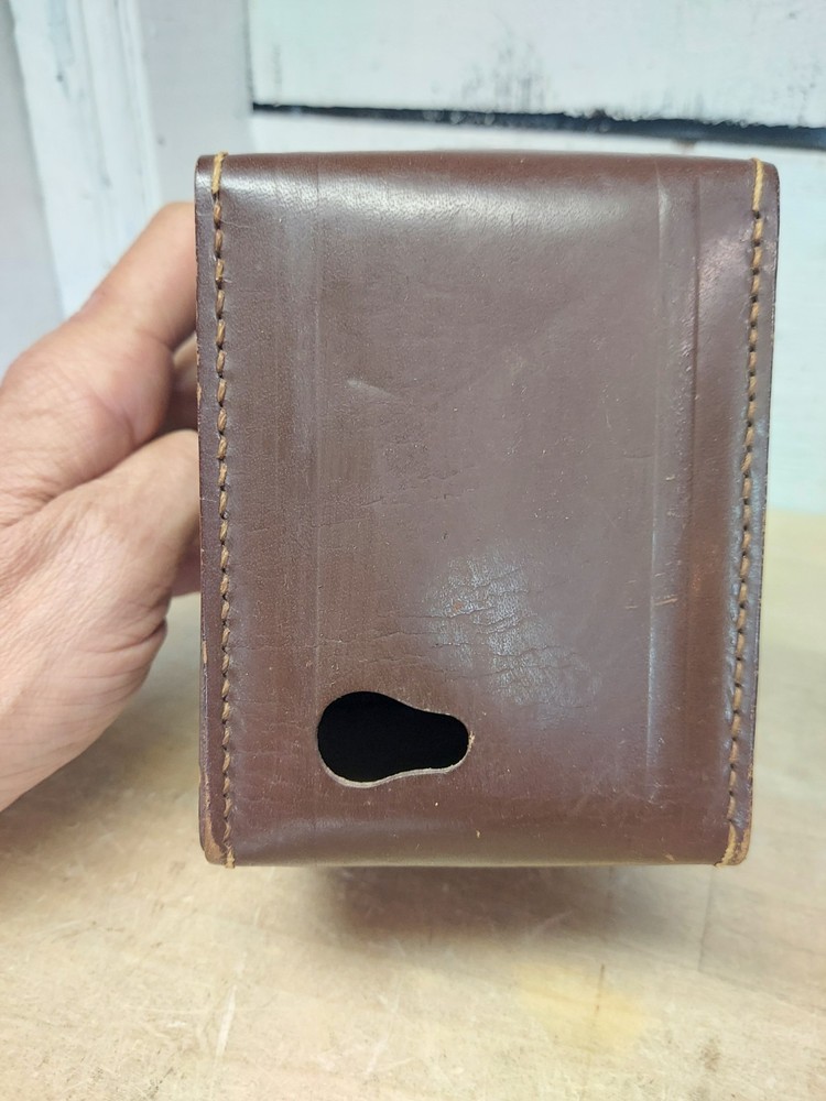 Vintage Bilora Box Camera With Leather Case