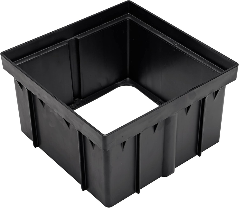 Catch Basin Riser for 12 Inch Square and 12 Inch Low-Profile Adapter Drain