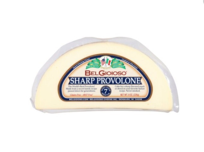 BelGioioso Sharp Provolone Cheese, 8 oz ( 2 Pack)