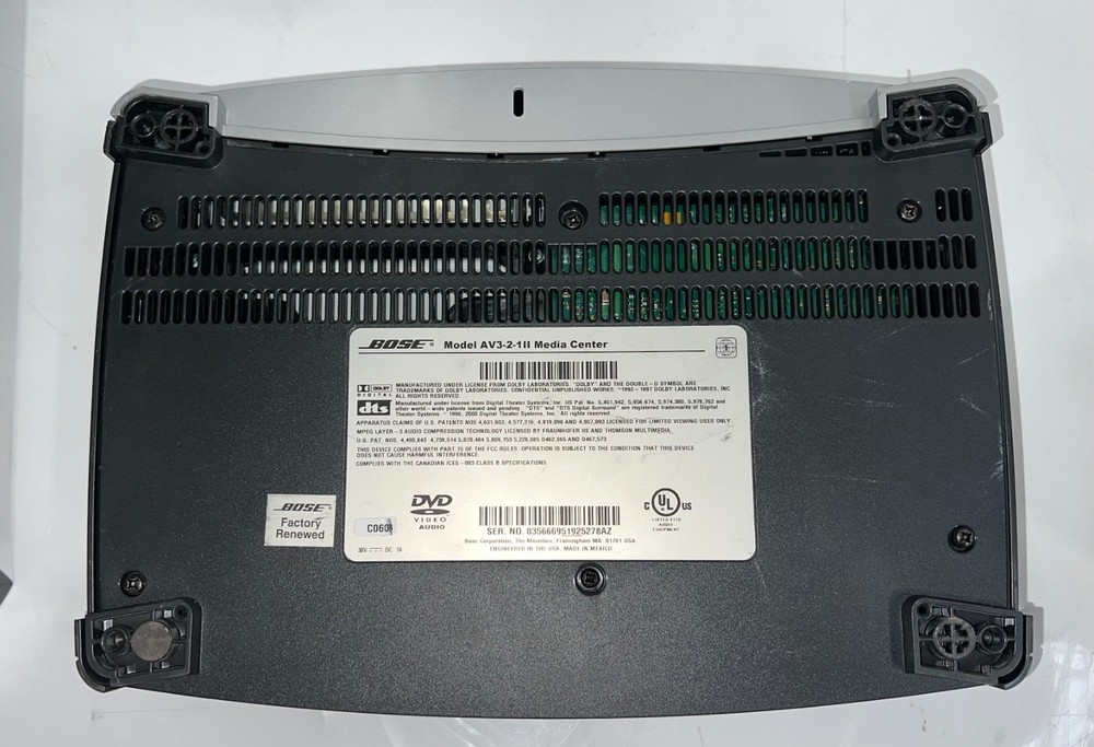 Audio System BOSE AV3-2-1ll Media Center