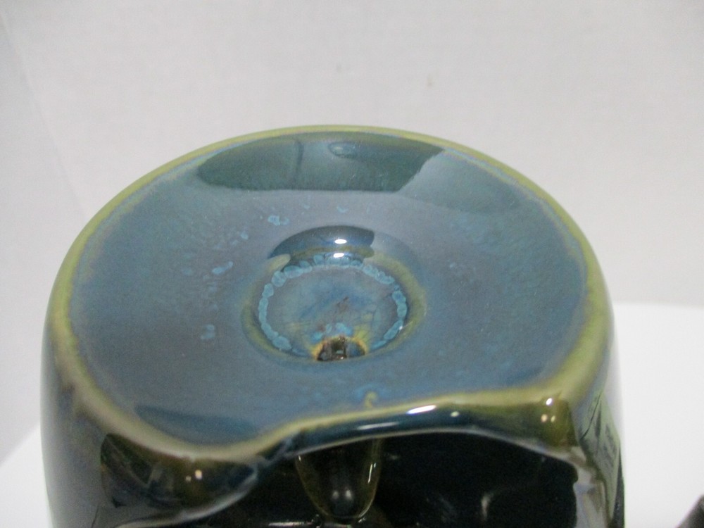 Waterfall Incense Burner Turquoise Promotes Tranquility Peace