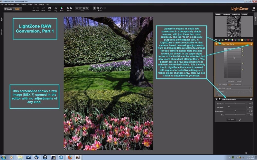 PRO Digital Photo Editing Software - RAW Image Editor Lightroom-Darkroom on CD