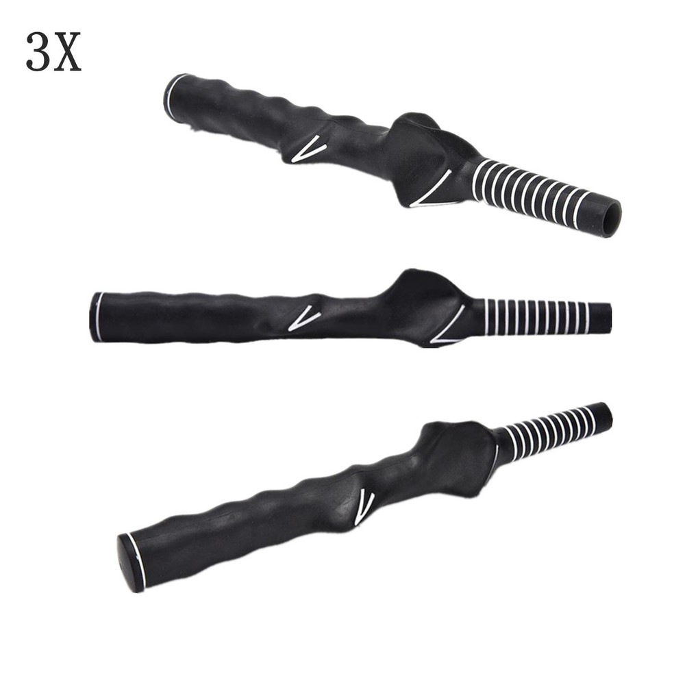 Golf Grip Trainer 2 Pack Standard Teaching Aid Warm Up Training Tempo Practice