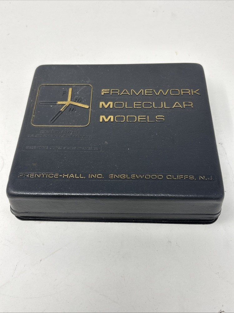 Vintage 1975 Prentice Hall Framework Molecular Models Kit Chemistry Science