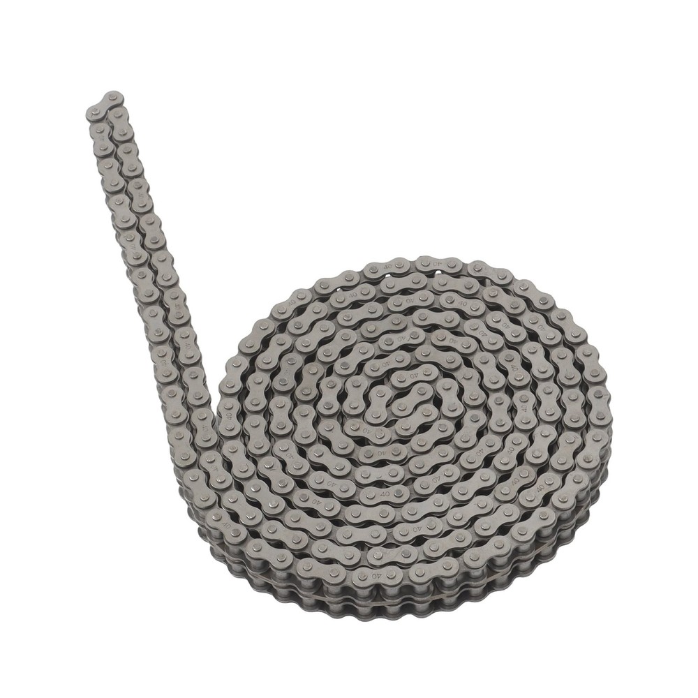 10 Feet #40-2 Double Strand Roller Chain Includes 2 Master Links