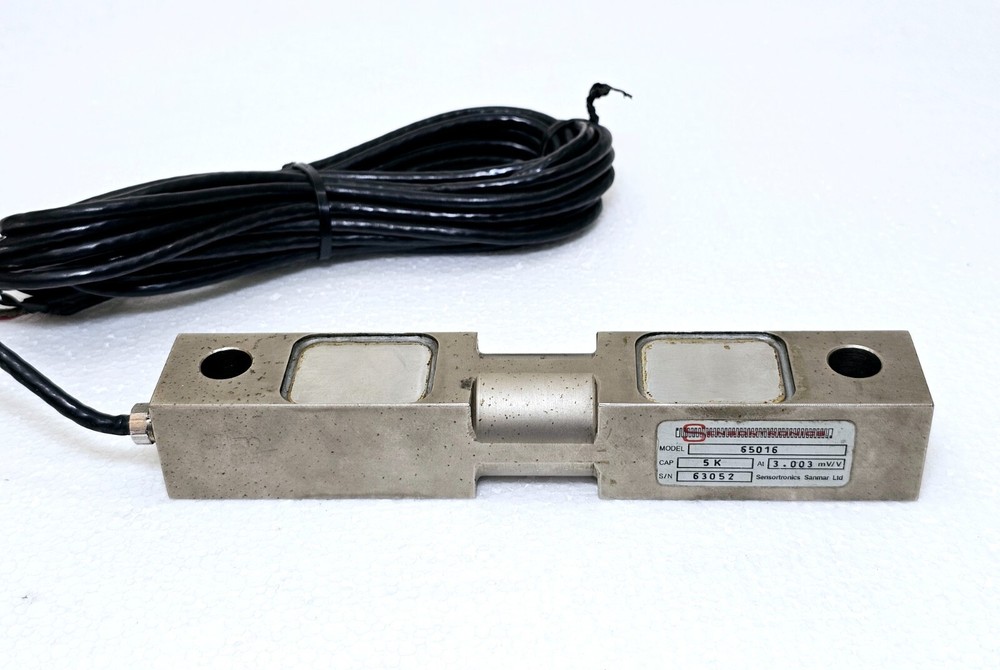 SENSORTRONICS 65016 DOUBLE-ENDED SHEAR BEAM LOAD CELL (NEW OPEN BOX)