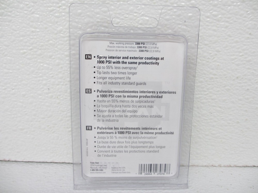 (2) Titan 330-413 TR1 HEA Reversible Spray Tips