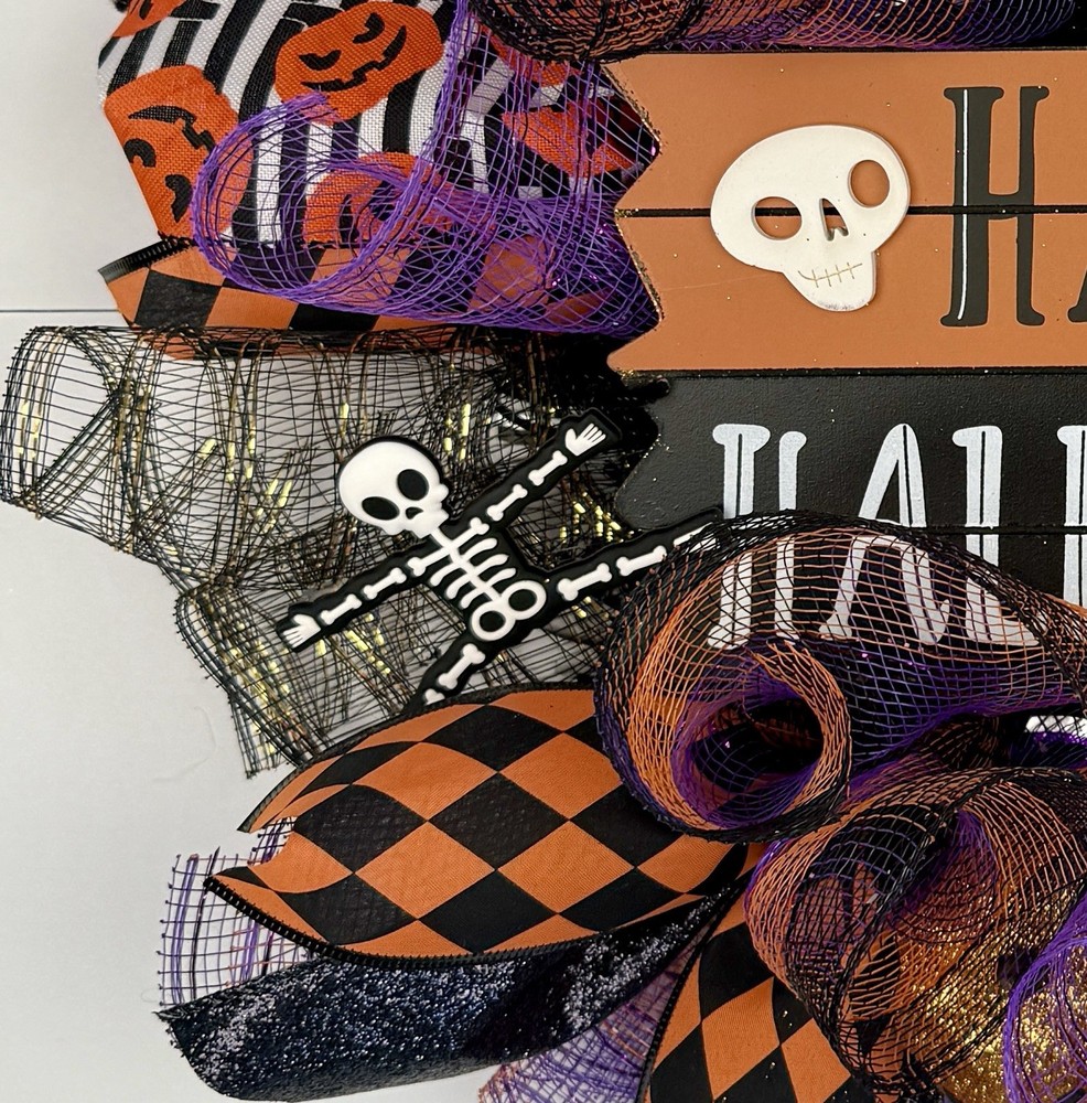 HALLOWEEN FUN Deco Mesh WREATH 20 x 20