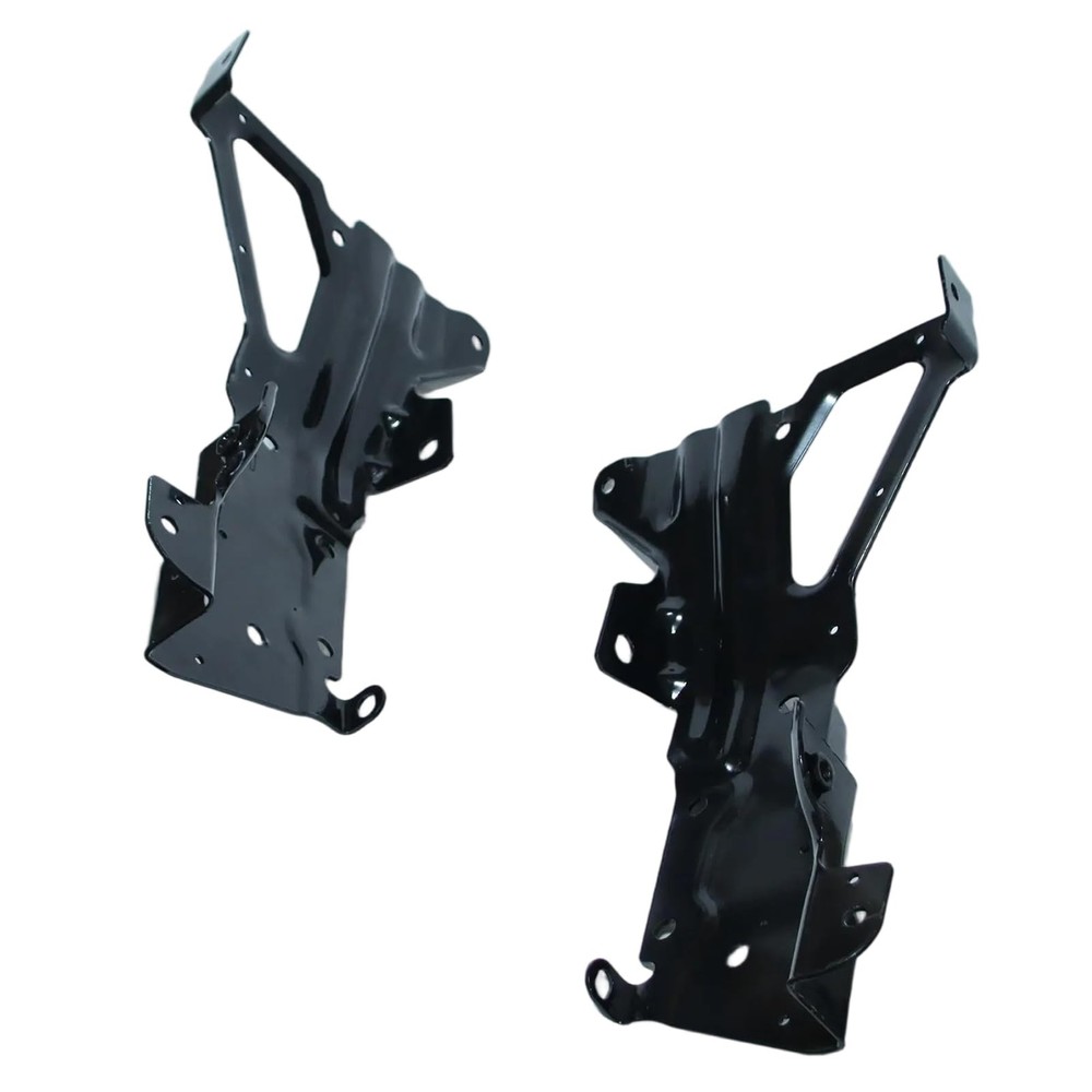 Front Bumper Bracket for Silverado 1500 2016-2018 Black 2PC Left Right