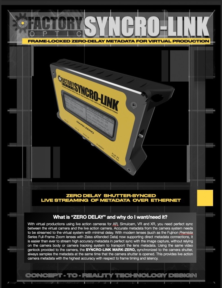Factory Optic Syncro - Link. New, Was 4k