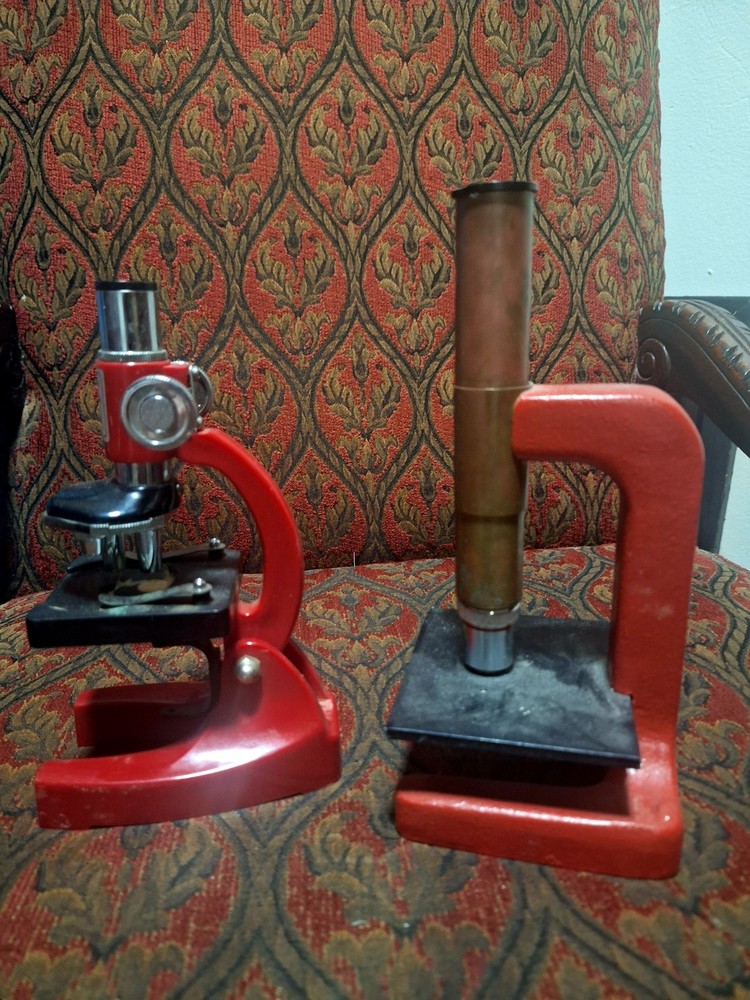 2 Vintage Microscopes