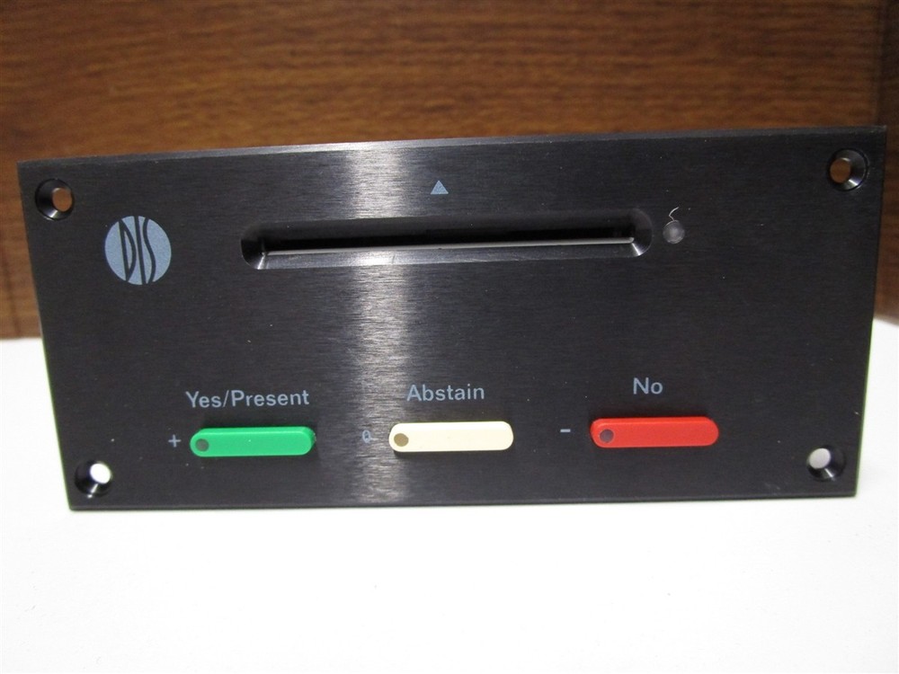 DIS DV 6501F Delegate Voting Unit Version 51.05 NEW