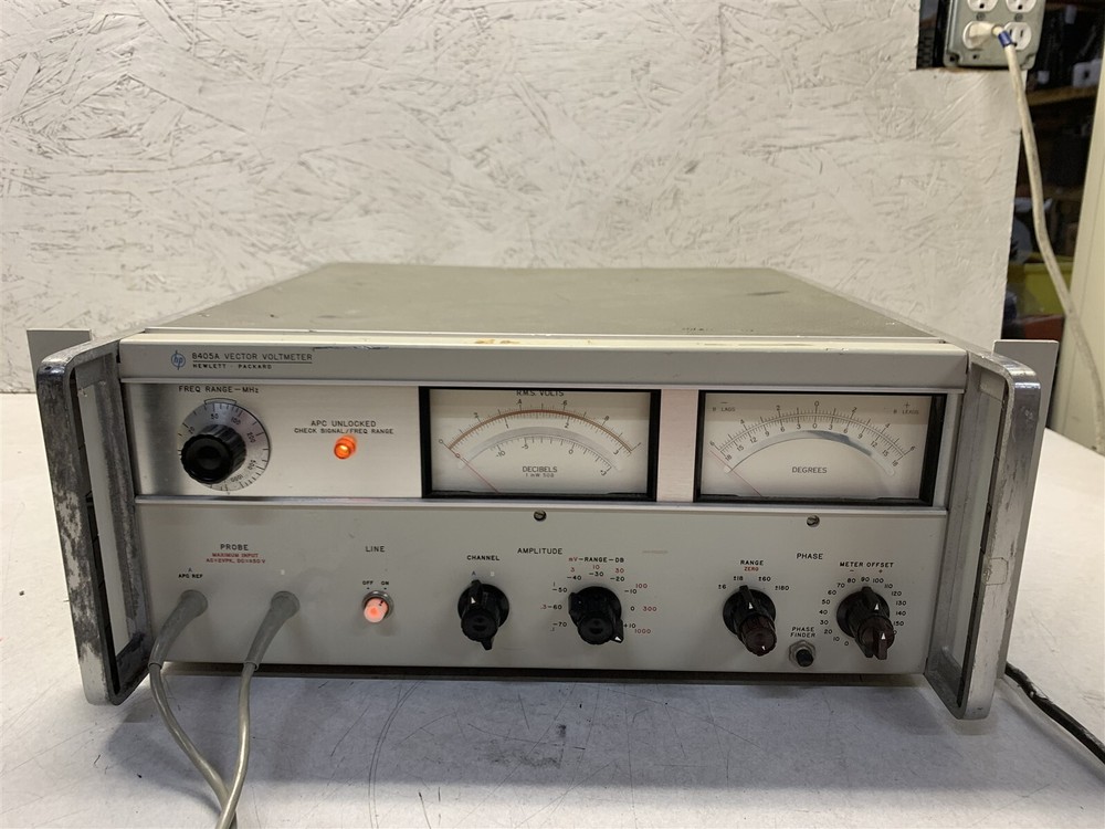 HP HEWLETT PACKARD 8405A VECTOR VOLMETER