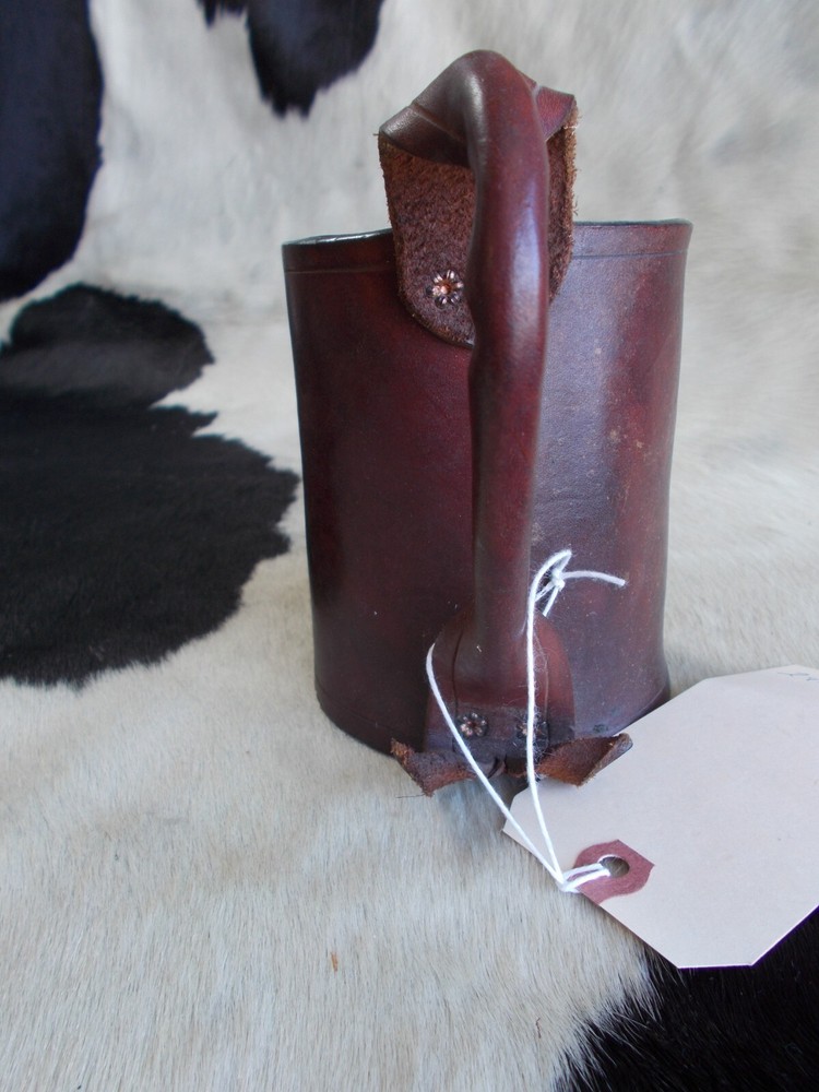Leather Mug HAND MADE in U.S.A.