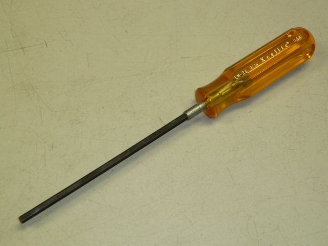 New! XCELITE TOOLS 3/16" HEX DRIVER SCREWDRIVER #LN-26