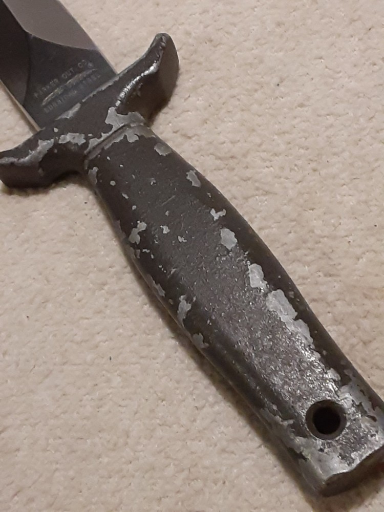 Parker Cut. Co. Boot Dagger Fixed Blade Knife W Leather Sheath