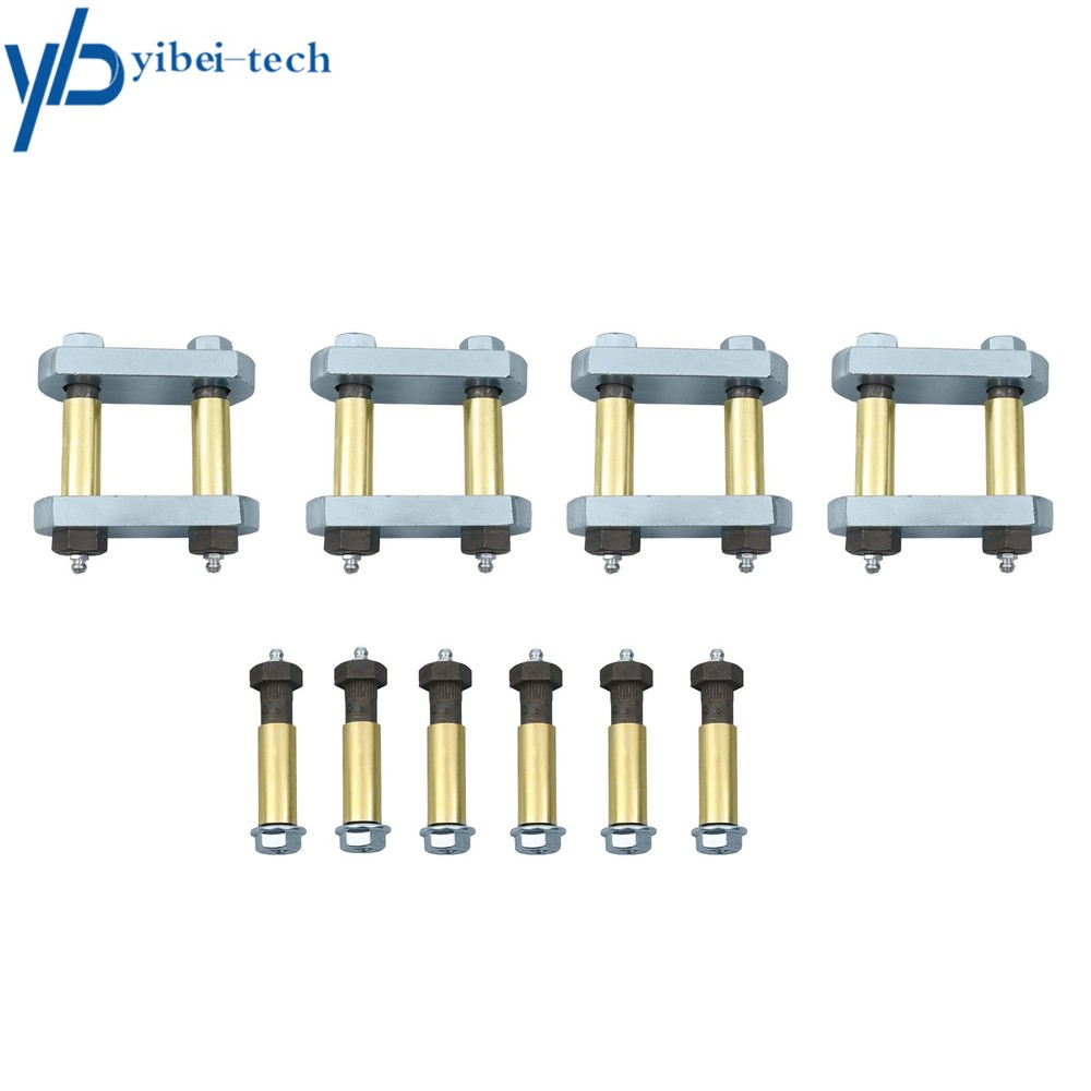 Greasable Shackle Spring Bolt Link Kit For Heavy Duty Tandem Axle Truck Trailer
