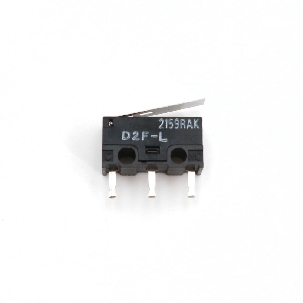 2Pcs OMRON D2F-L 3Pin PCB Mount Hinge Lever SPDT Micro Basic Limit Switch