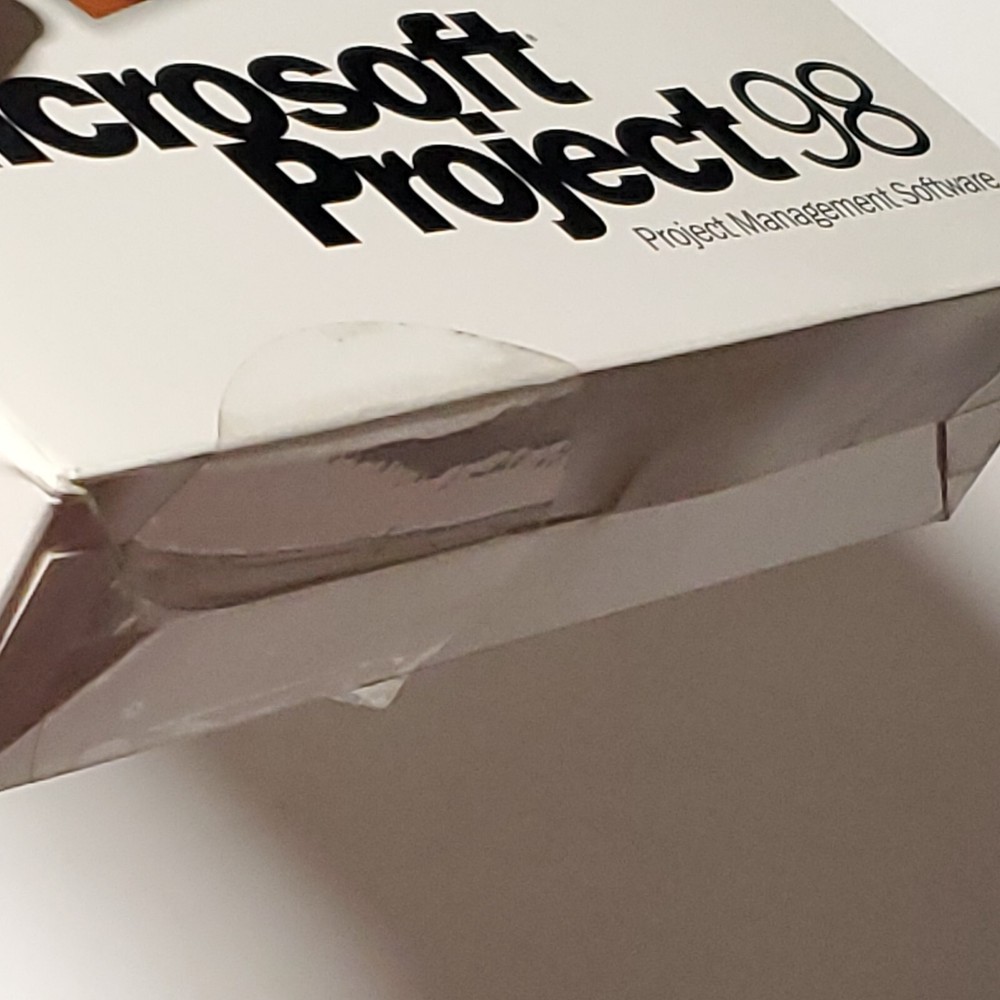 Microsoft Project 98 Full Version Sample For PC Maybe New