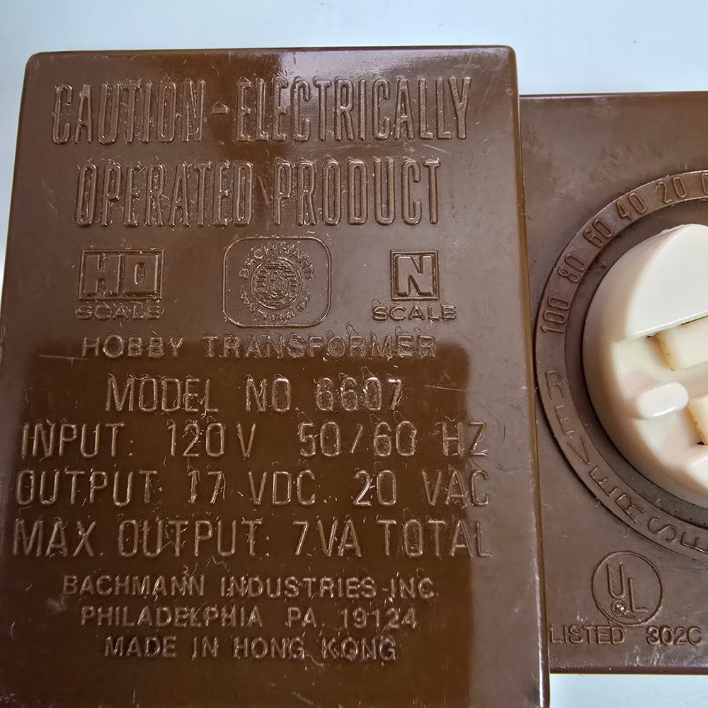 Bachmann Transformer Train Controller - Brown model (6607) Tested