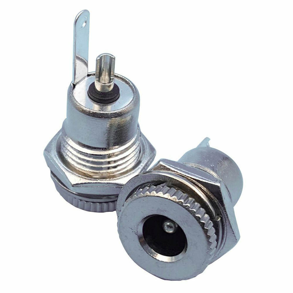 20X 5.5mm x 2.1mm DC Power Supply Jack Plug Socket Female Panel Mount Connector