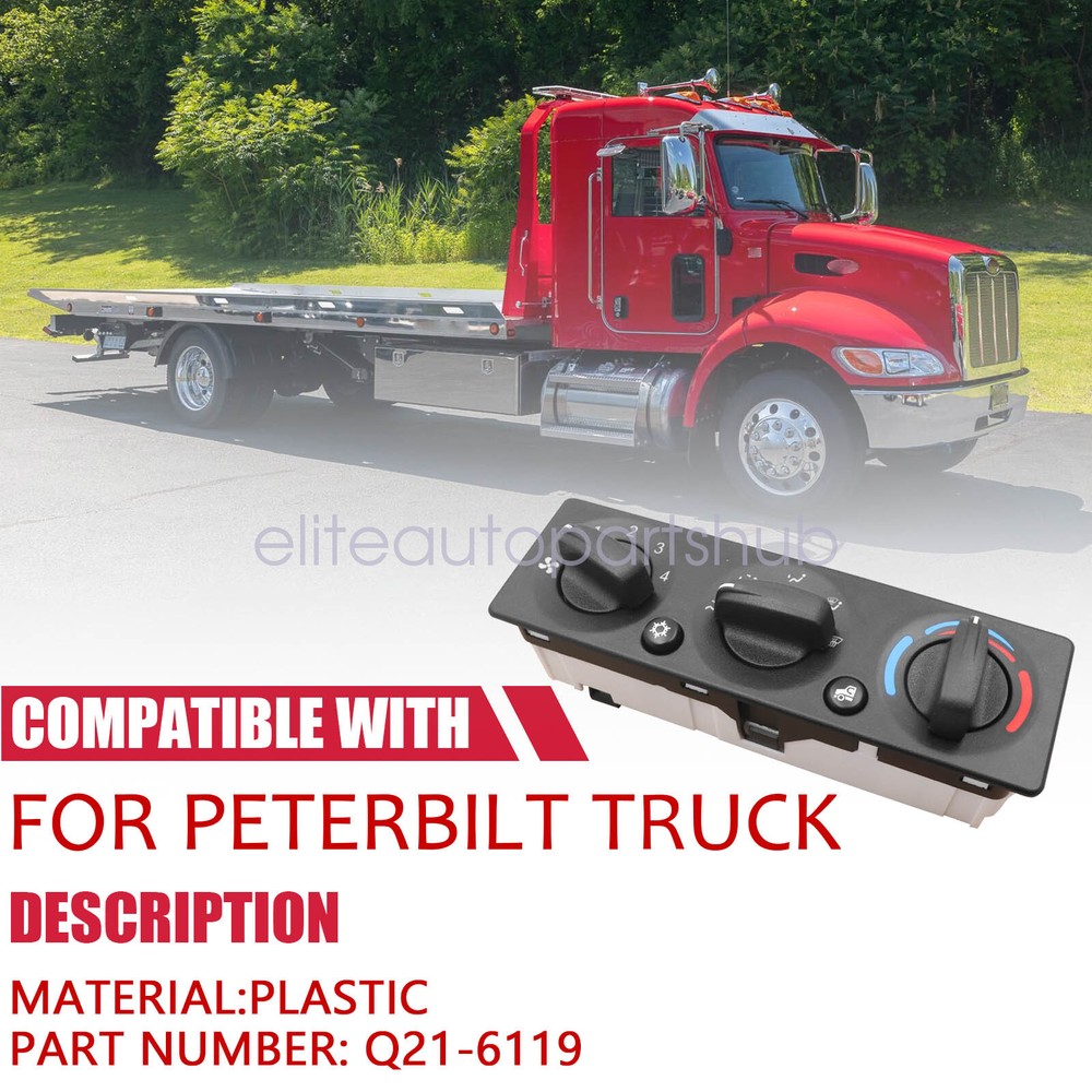 FOR Peterbilt Truck NEW A/C Heater Climate Control Module Panel Switch Q21-6119