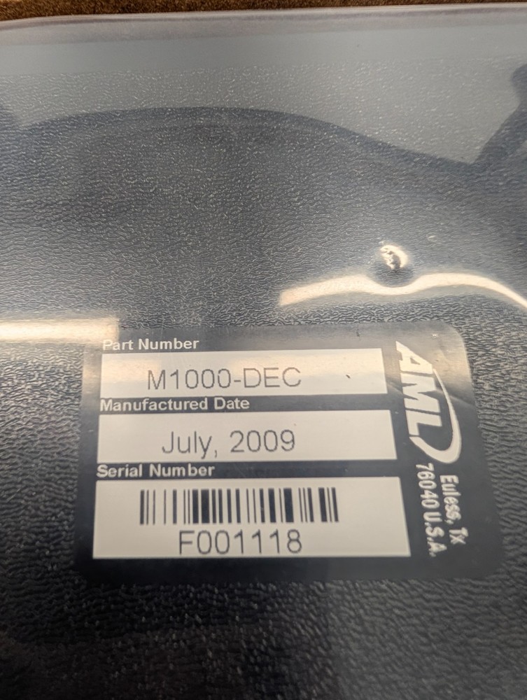 AML M1000-DEC Barcode Decoder Kit M1000SLT-OPV506 Complete w/ Cables