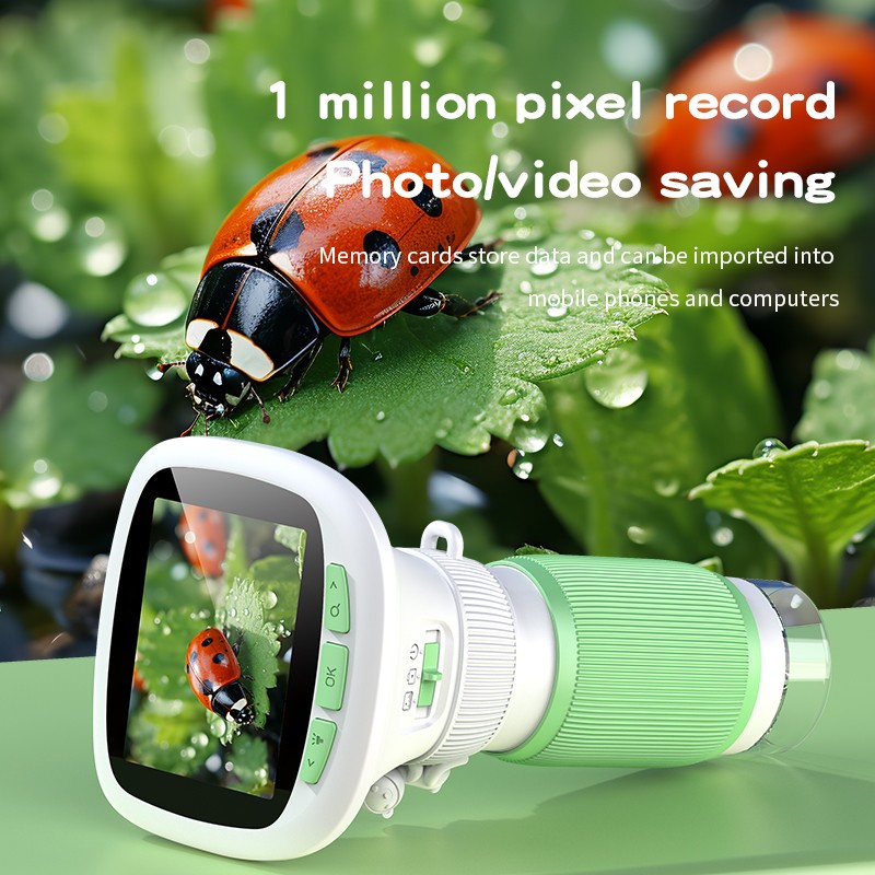 1000X Handheld Digital Microscopes 2.4" IPS Screen HD Portable Microscope Camera