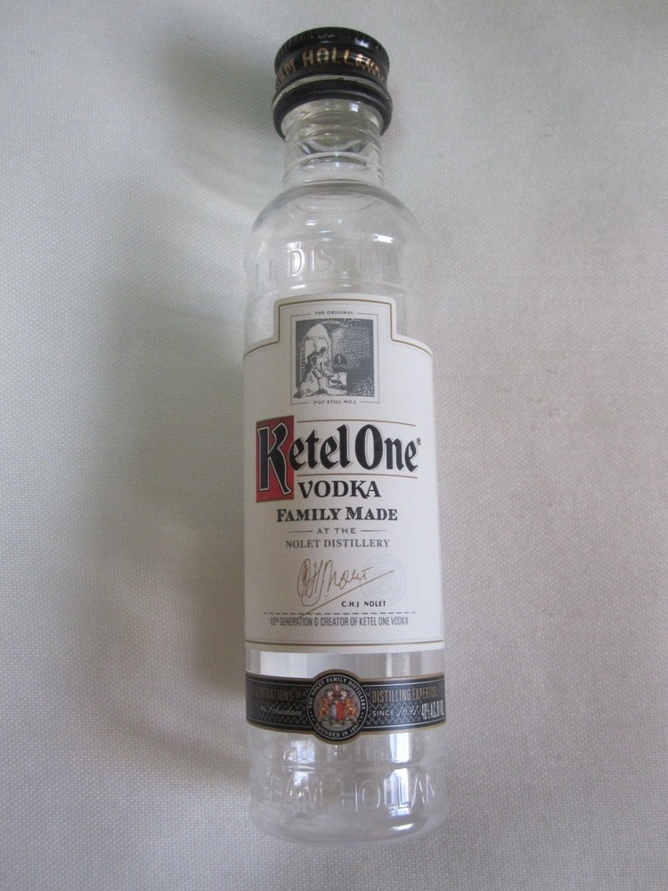 Ketel One Vodka | Set of 20 "Empty" Mini Plastic Bottles (50 mL)