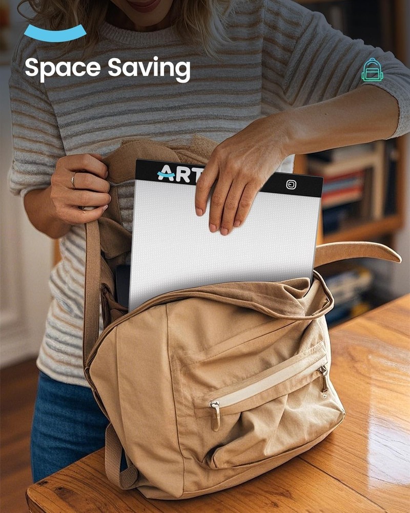 A4 USB LED Light Pad - Adjustable Brightness for Diamond Painting & Art Projects