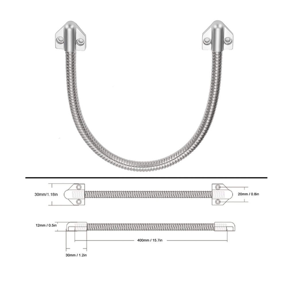 Armored Door Loop 3Pcs Exposed Mounting Access Control Cable Wire...