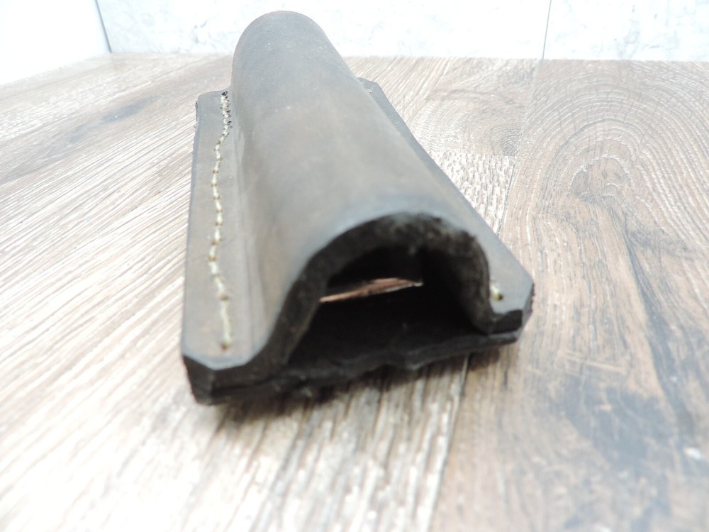 Handcrafted Brown Leather ASP/Flashlight Open End Holder 3/4" Diameter 4.5" Long