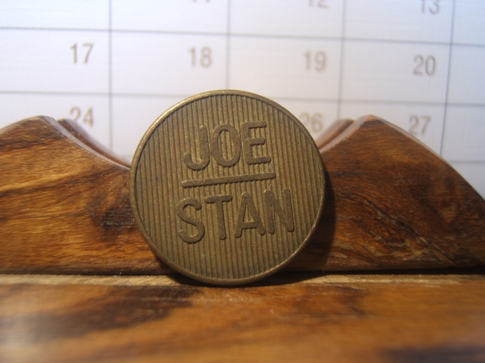 JOE STAN  (STAN Underlined)   Trade Token Minnesota
