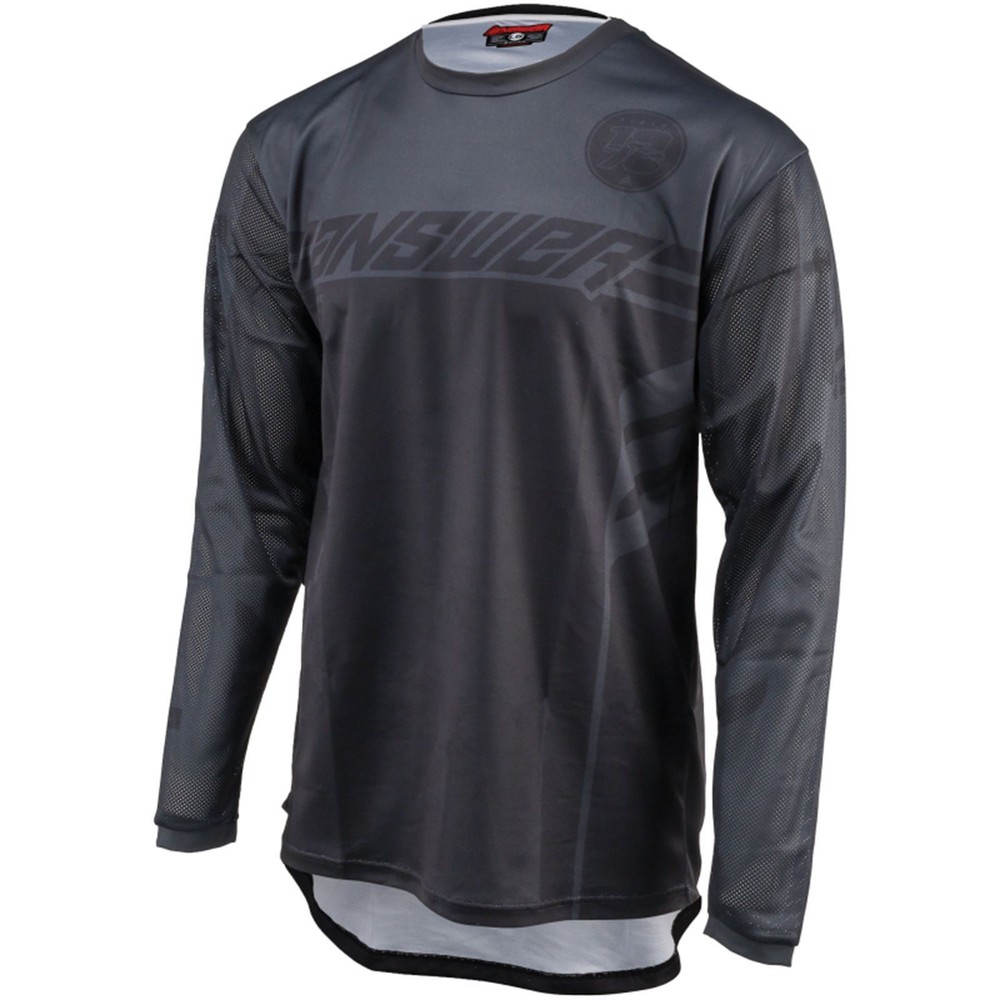 Answer 442487 Black/Grey Small 25 Arkon Nitrus Jersey