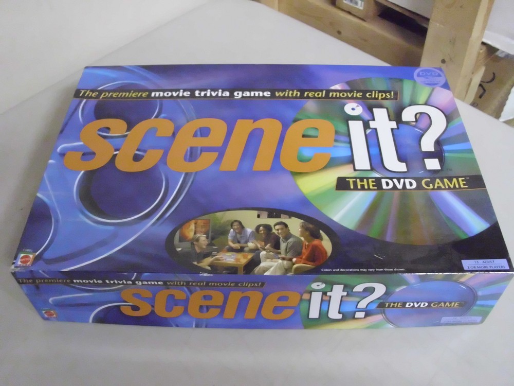SCENE IT DVD BOARD GAME REPLACEMENT DVD + PIECES ONLY