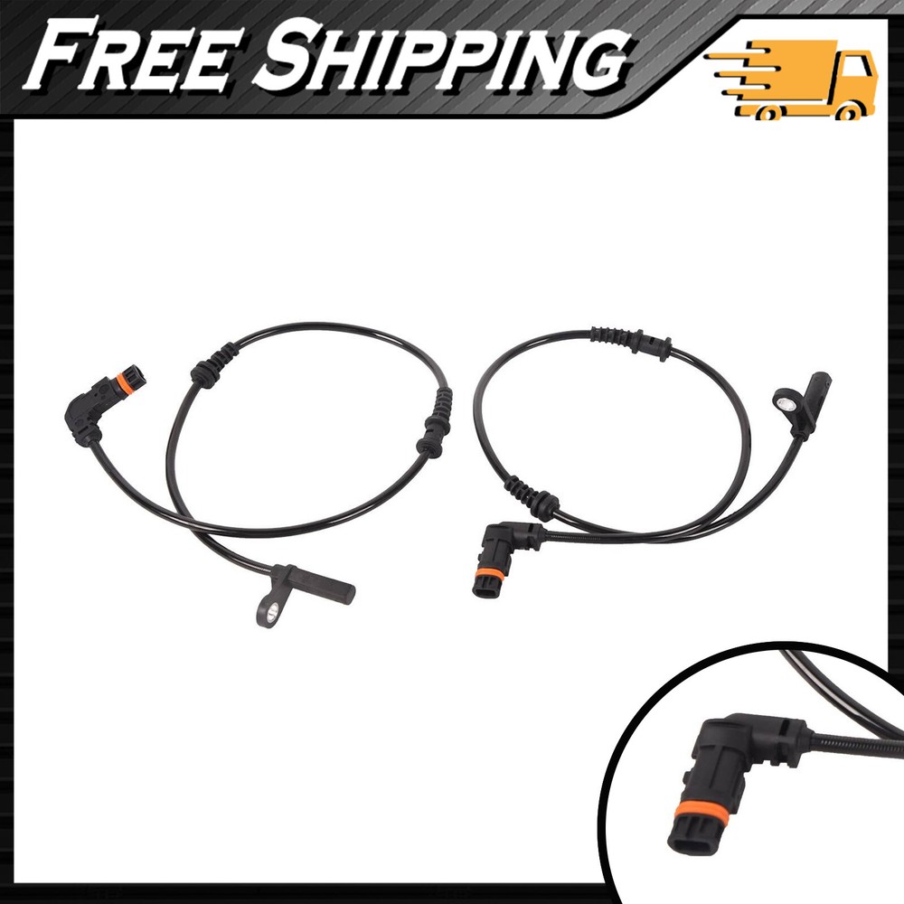 2Pcs For Mercedes ABS Speed Sensor SLK250 Front Left & Right Side 2012 - 2015