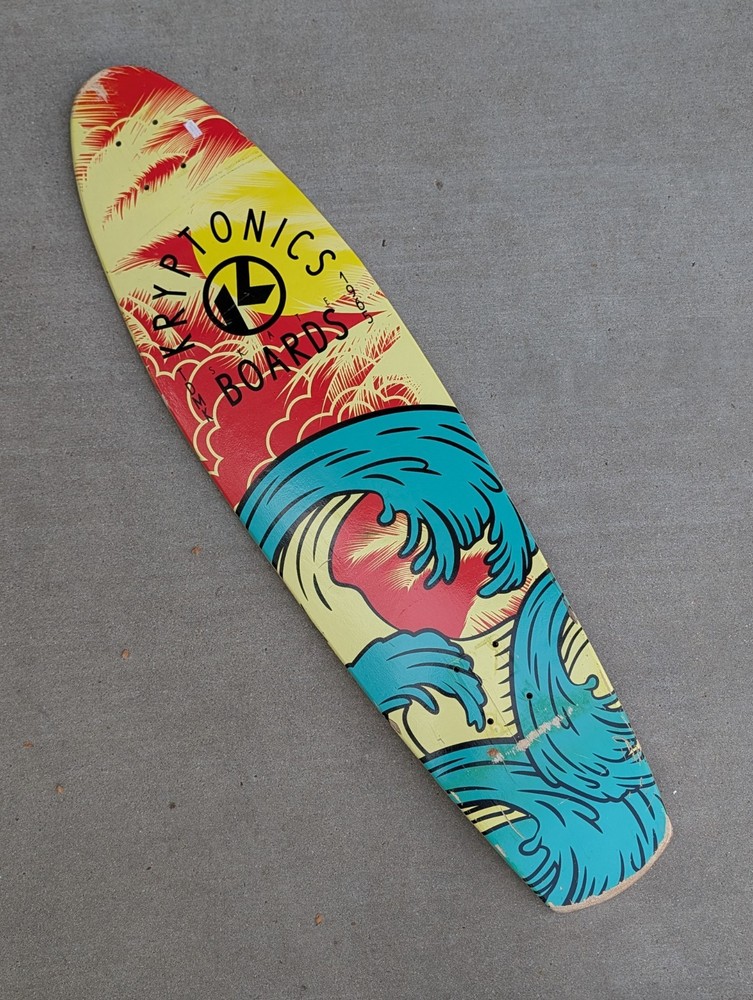 Kryptonics Cruiser Wave Longboard Skateboard 36”x9” inches (Deck Only)