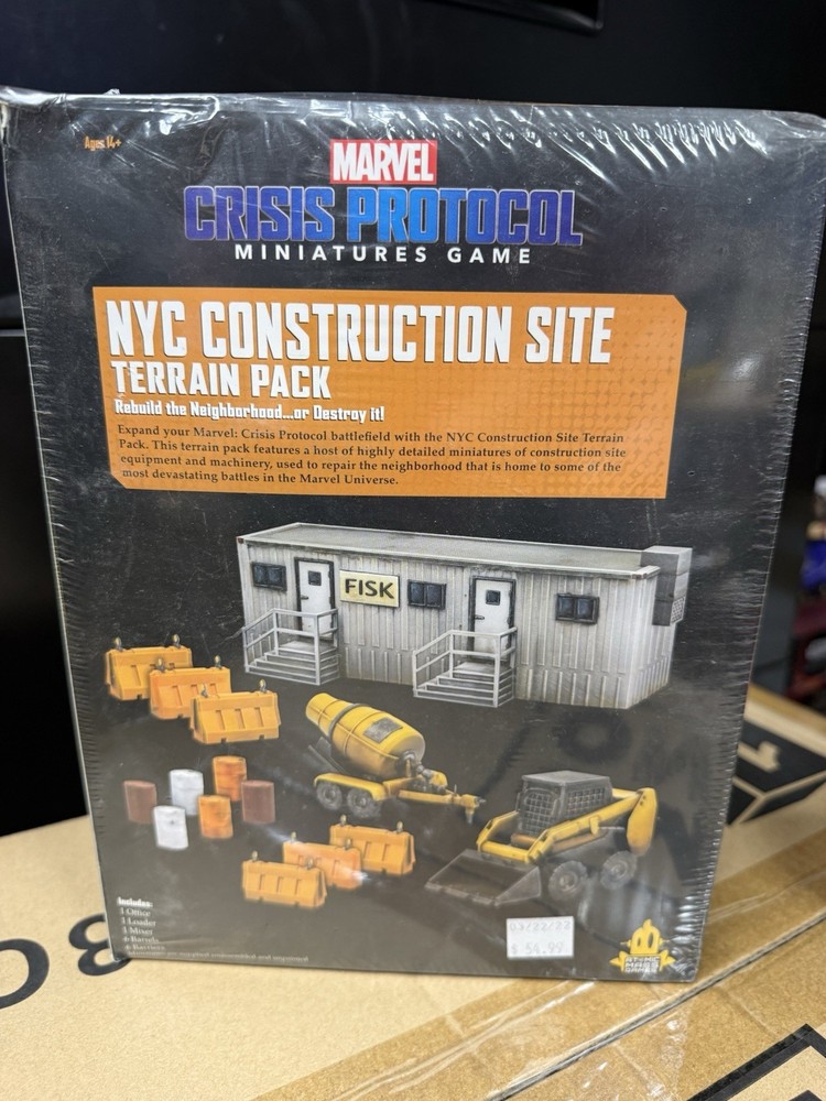 NYC Construction Site Terrain Pack - Marvel Crisis Protocol Miniatures Game