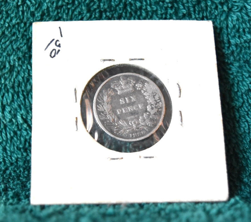 1839 Great Britain 6 Pence 925 Silver