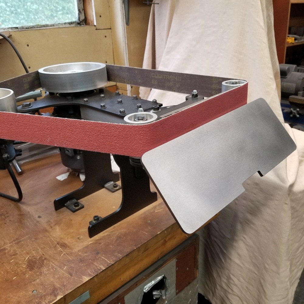 D-D Work / Tool Rest for Wilmont TAG Knife Belt Grinder - 18" Table