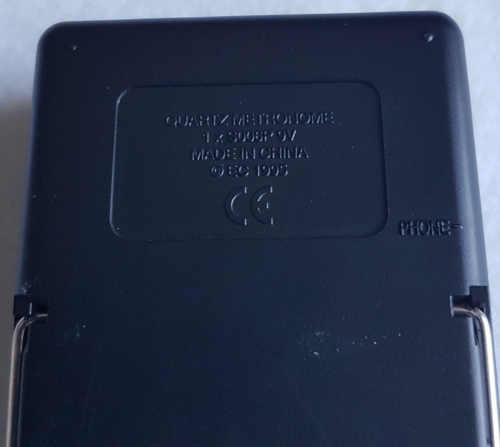 Qwik Time Electronic Quartz Metronome 1995