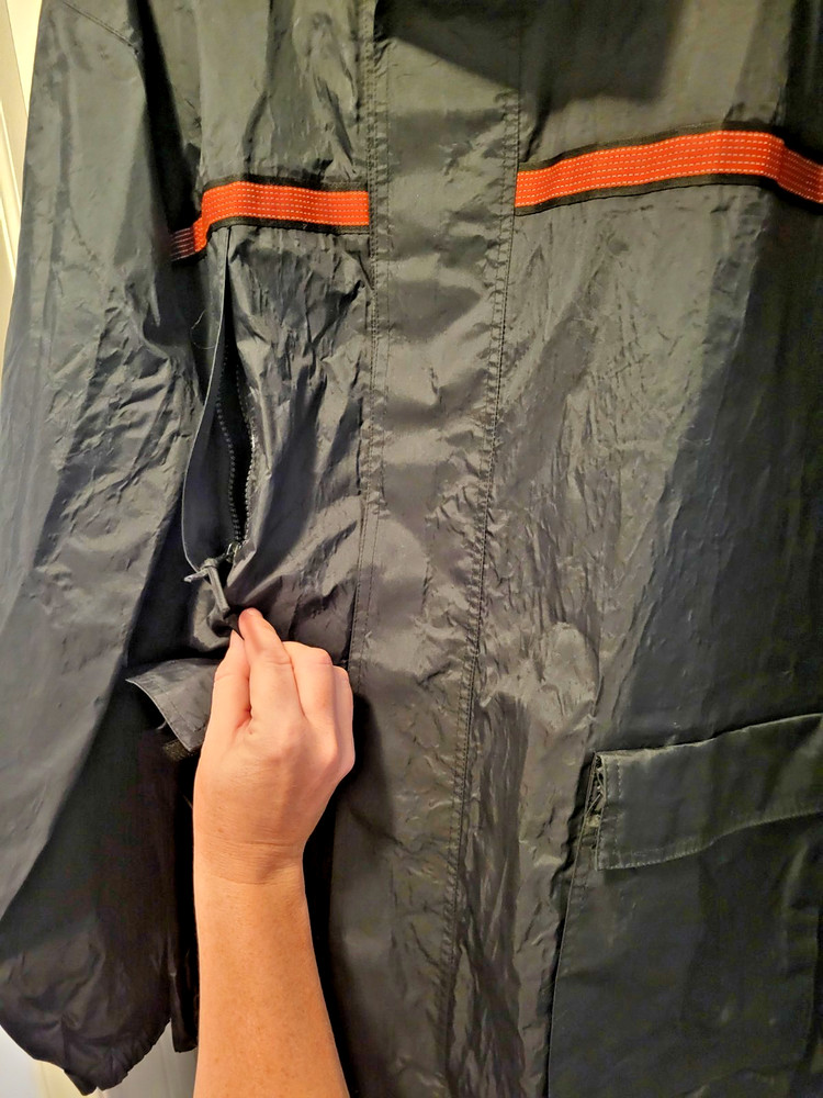 Genuine Harley-Davidson Rain Jacket XXL Oversized Reflective Distressed NICE
