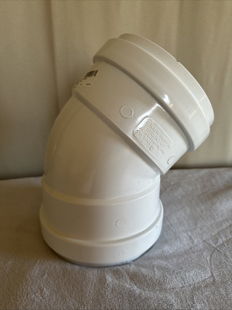 WESTLAKE PIPE &FITTING  6" 1/8 45 Degree bend