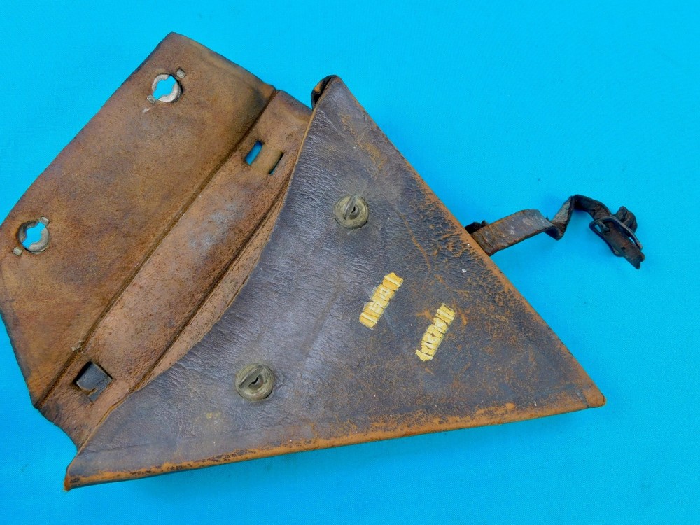 US or British WW1 Plumb Military Tool Leather Box Case Holder