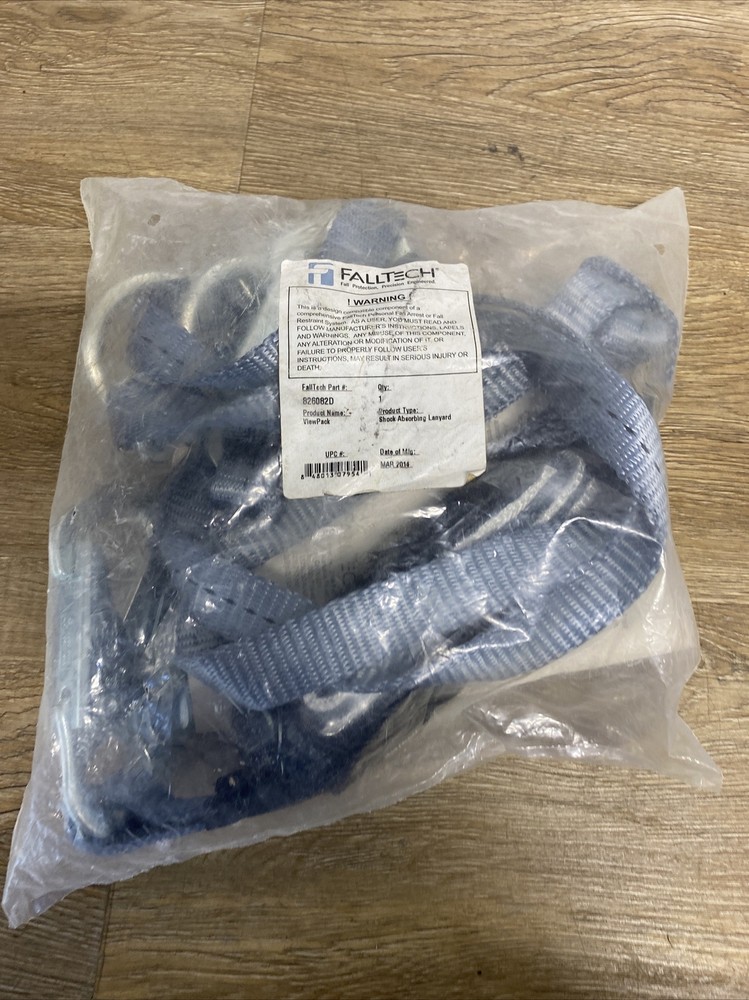 FallTech Shock Absorbing Lanyard FallTech 826082D 6' Shock Absorbing Lanyard